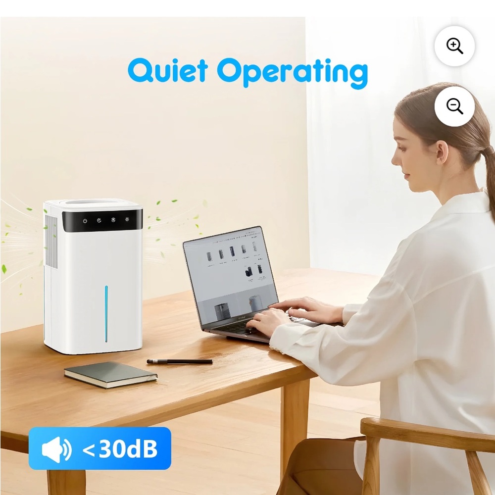 Lightweight and Energy Efficient Aootek Dehumidifier with 7 LED Color Options - Picture 8 of 11
